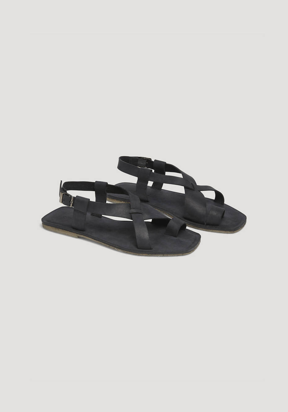 Leder-Sandale
