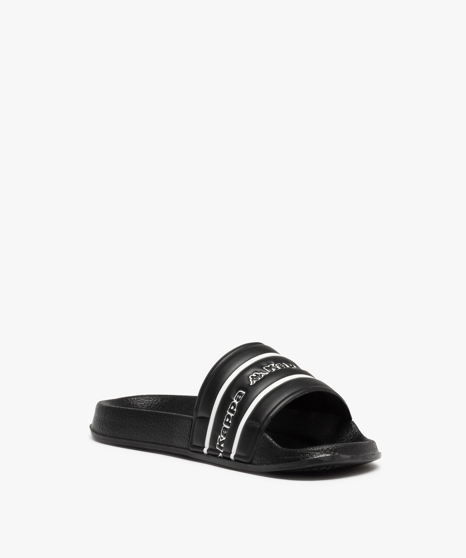 Mules de piscine Garçon bicolores - Kappa noir | GEMO