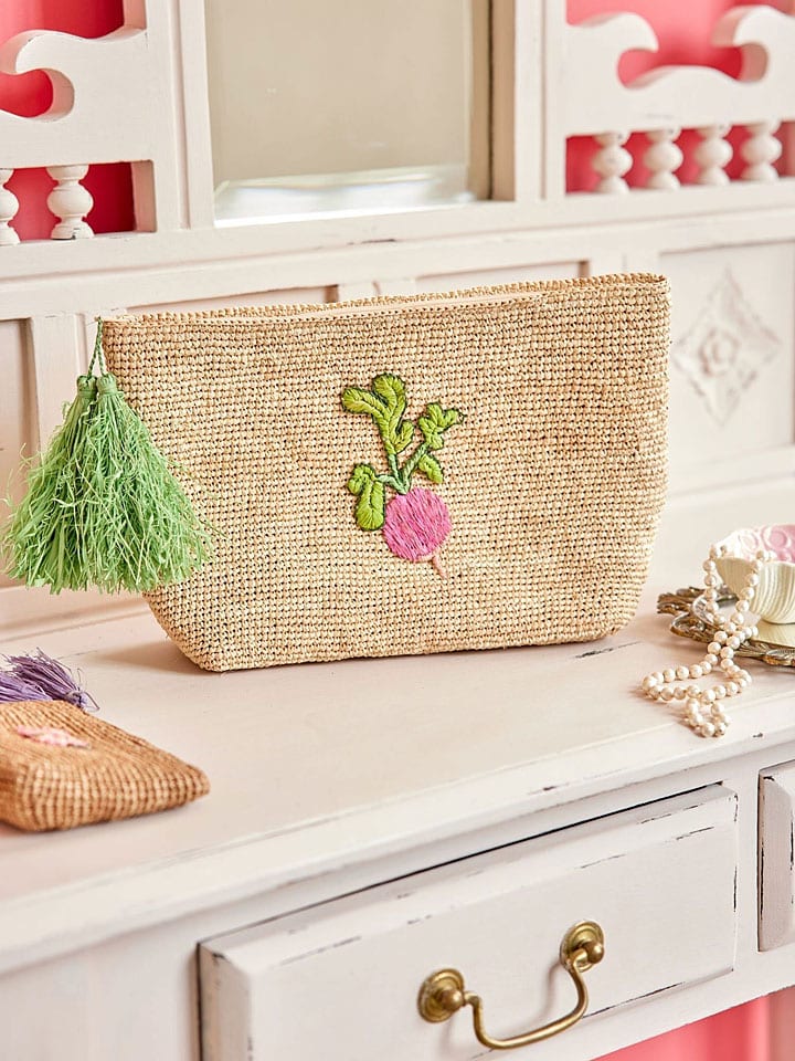 Rice Clutch in Hellbraun - (B)30 x (H)20 x (T)8 cm günstig kaufen onesize