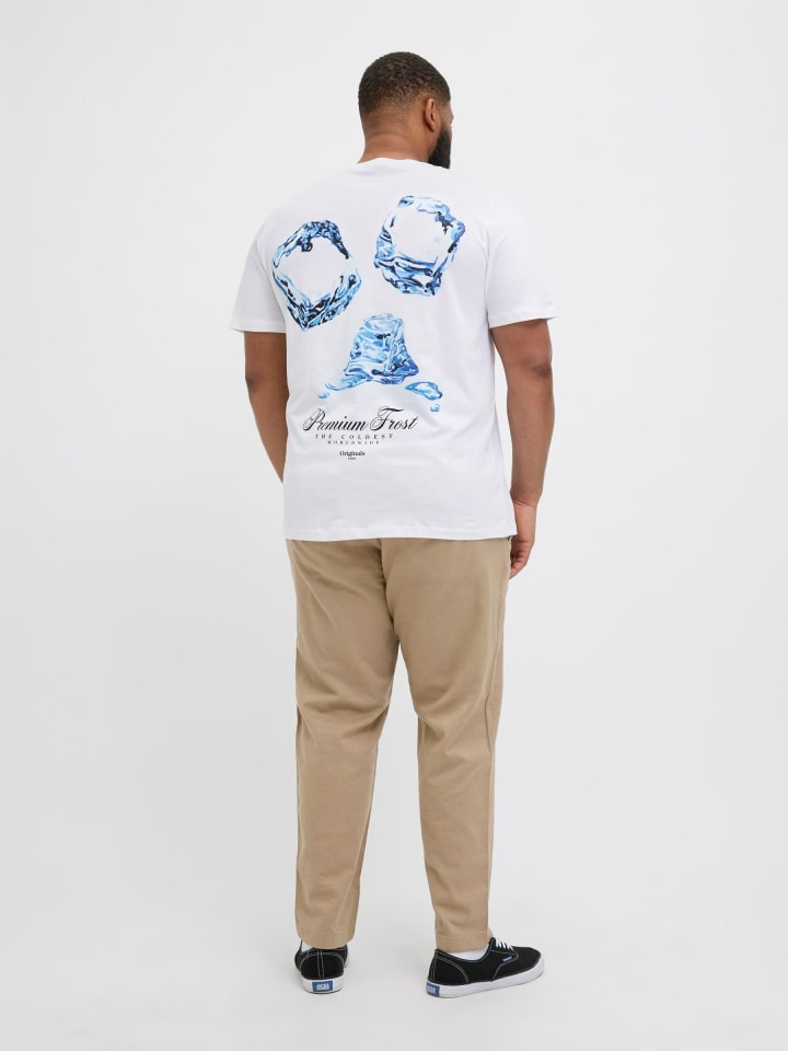 JACK & JONES PLUS T-shirt in Bright White 1 günstig kaufen