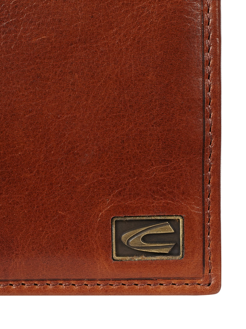 Portmonee aus Leder - RFID Safe in cognac