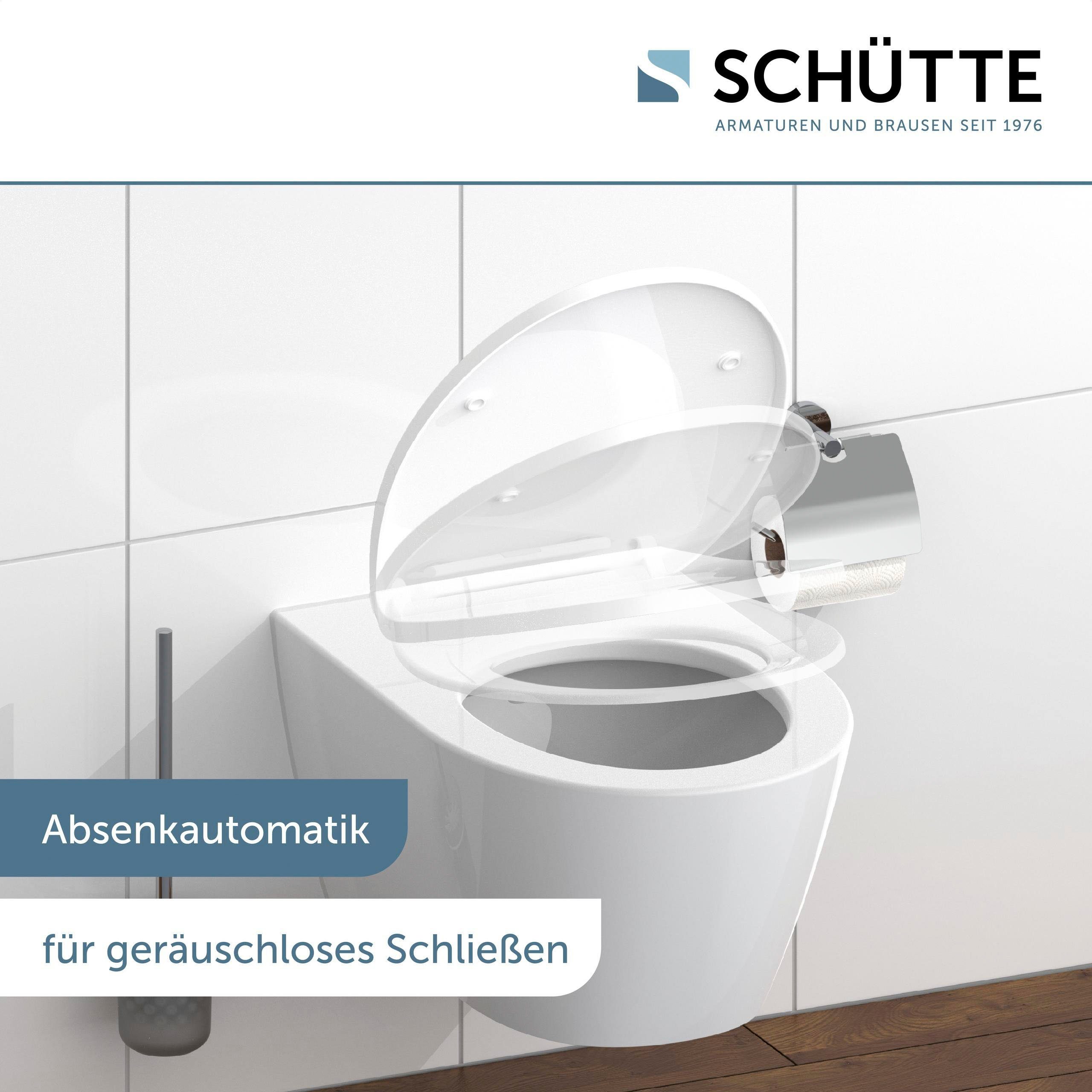 Schütte WC-Sitz, mit LED, Absenkautomatik, Schnellverschluss
