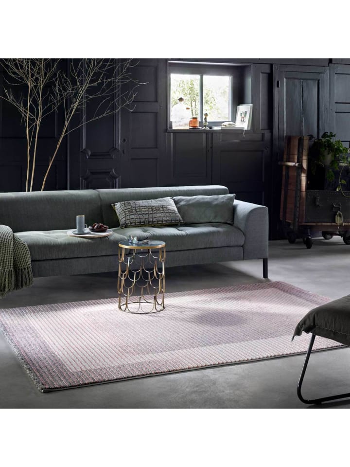 Wecon Home Kurzflorteppich Velvet Flow in rosa günstig kaufen