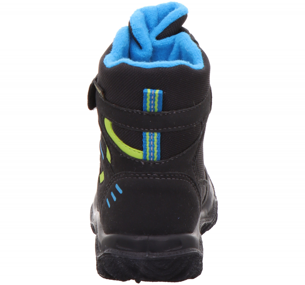 HUSKY - Schwarz/Blau Boots mit Klettverschluss