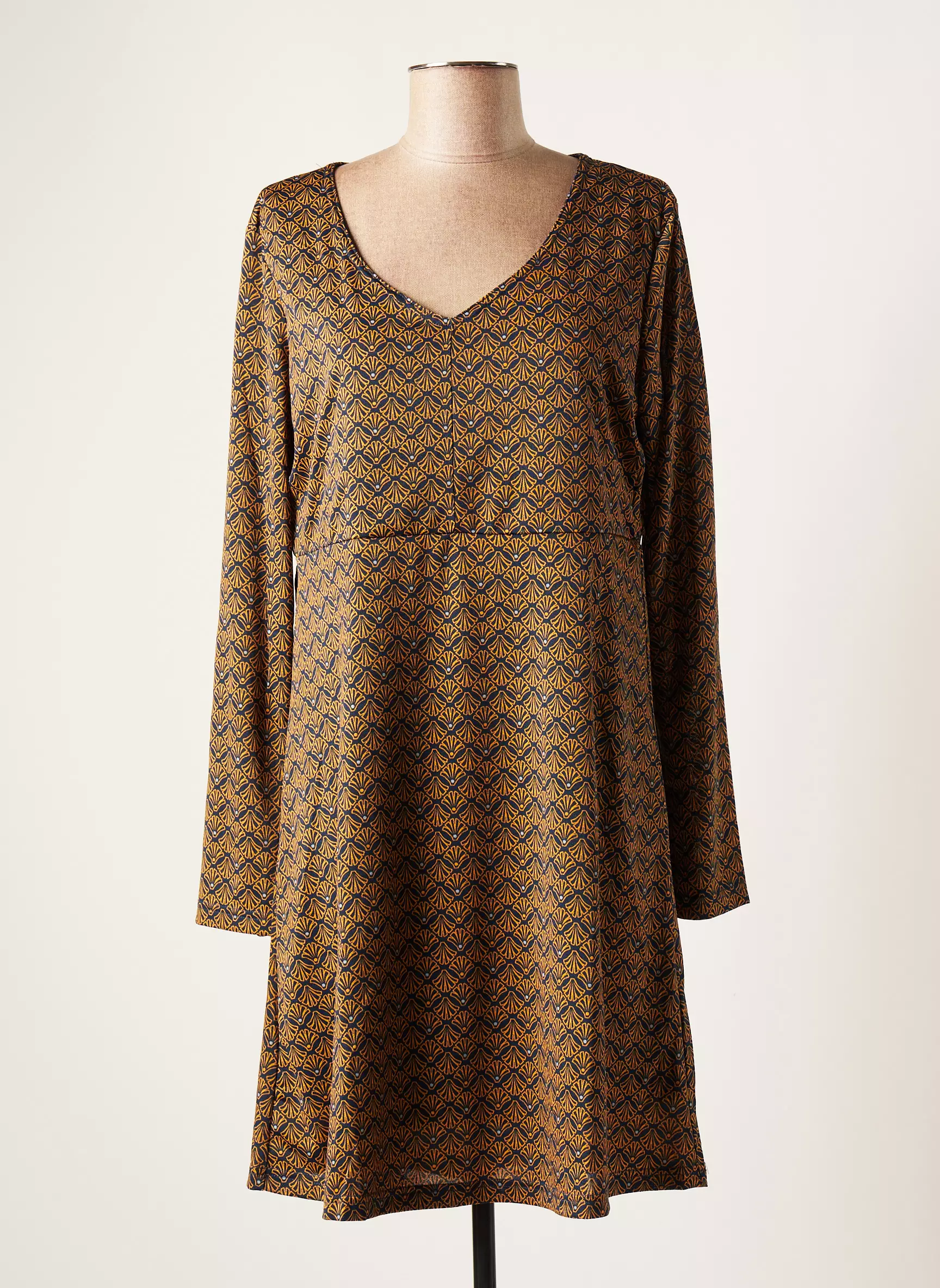 Coline Robes Courtes Femme couleur jaune