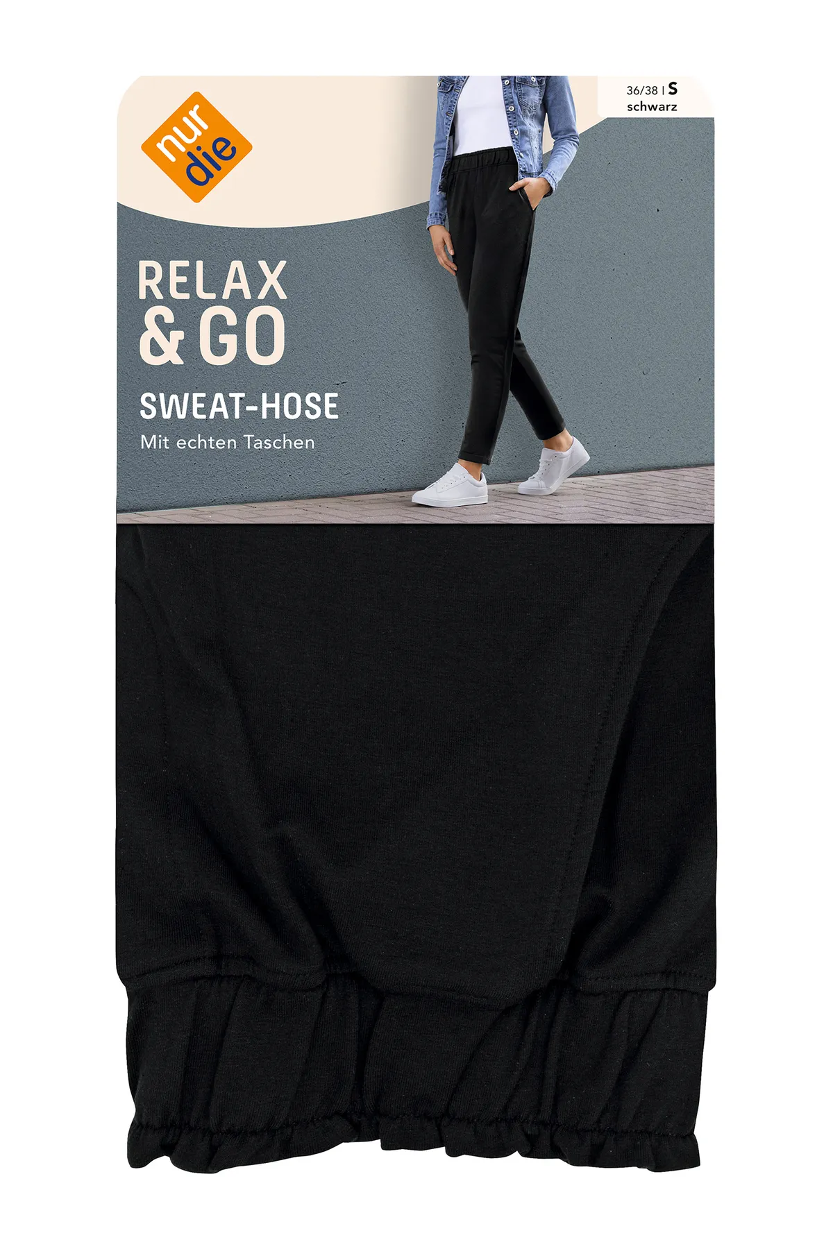 NUR DIE  Jogginghose - Schwarz - Relaxed