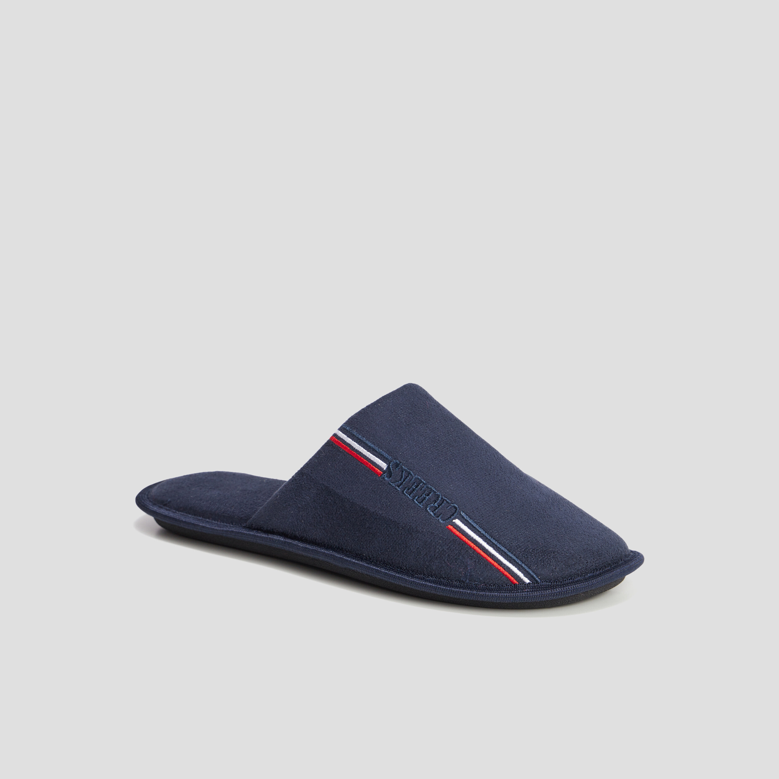 Chaussons mules Creeks bleu marine homme | La Halle