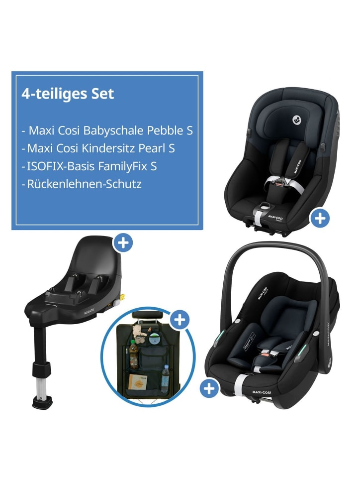 Maxi-Cosi 3in1 Babyschale & Reboarder-Set ab Geburt in schwarz günstig kaufen onesize
