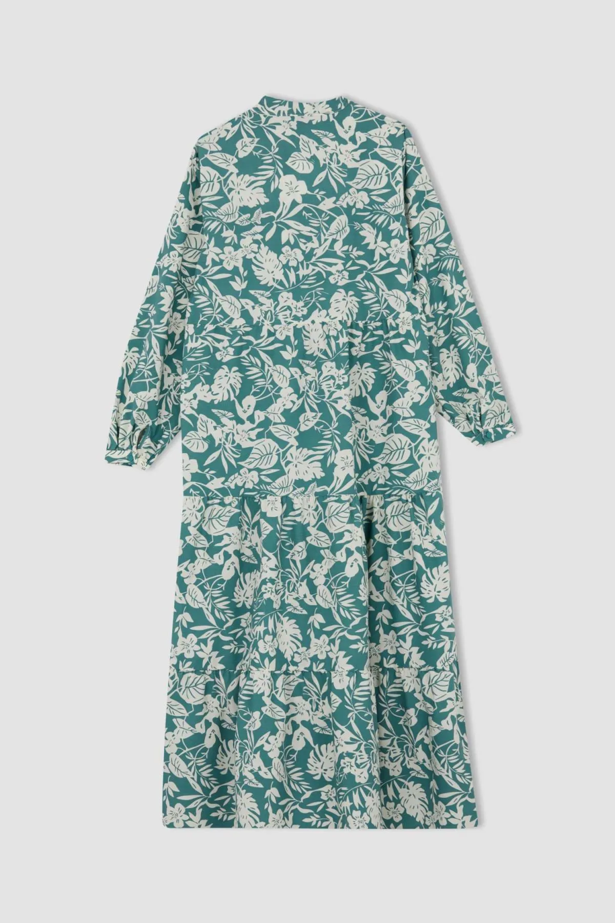 DeFacto  Halber Rollkragen - Florales Maxikleid mit entspannter Passform Y7835az22hs
