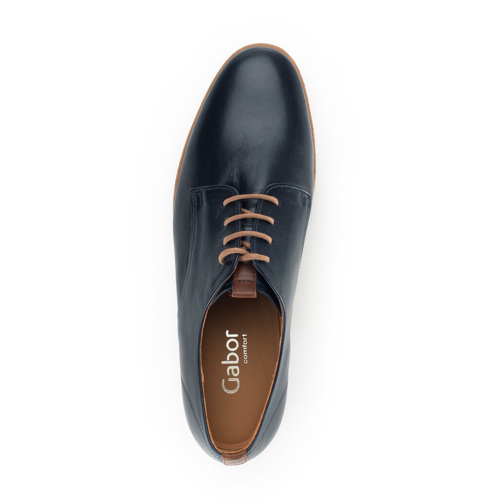 Gabor comfort Schnürschuh blau