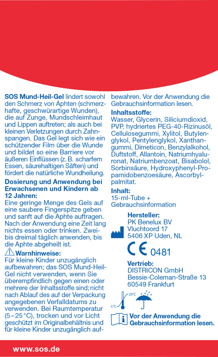 Mund-Heilgel, 15 ml