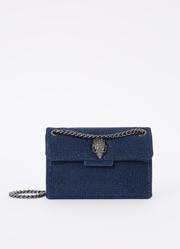 Kurt Geiger  Mini crossbodytas van denim met strass
