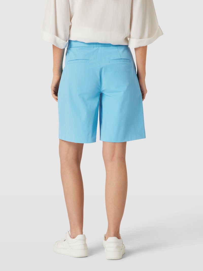 Shorts mit Eingrifftaschen Modell 'Iska' in marineblau
