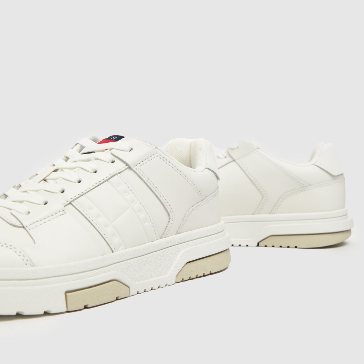 Tommy Jeans brooklyn bőrcipő fehér színben