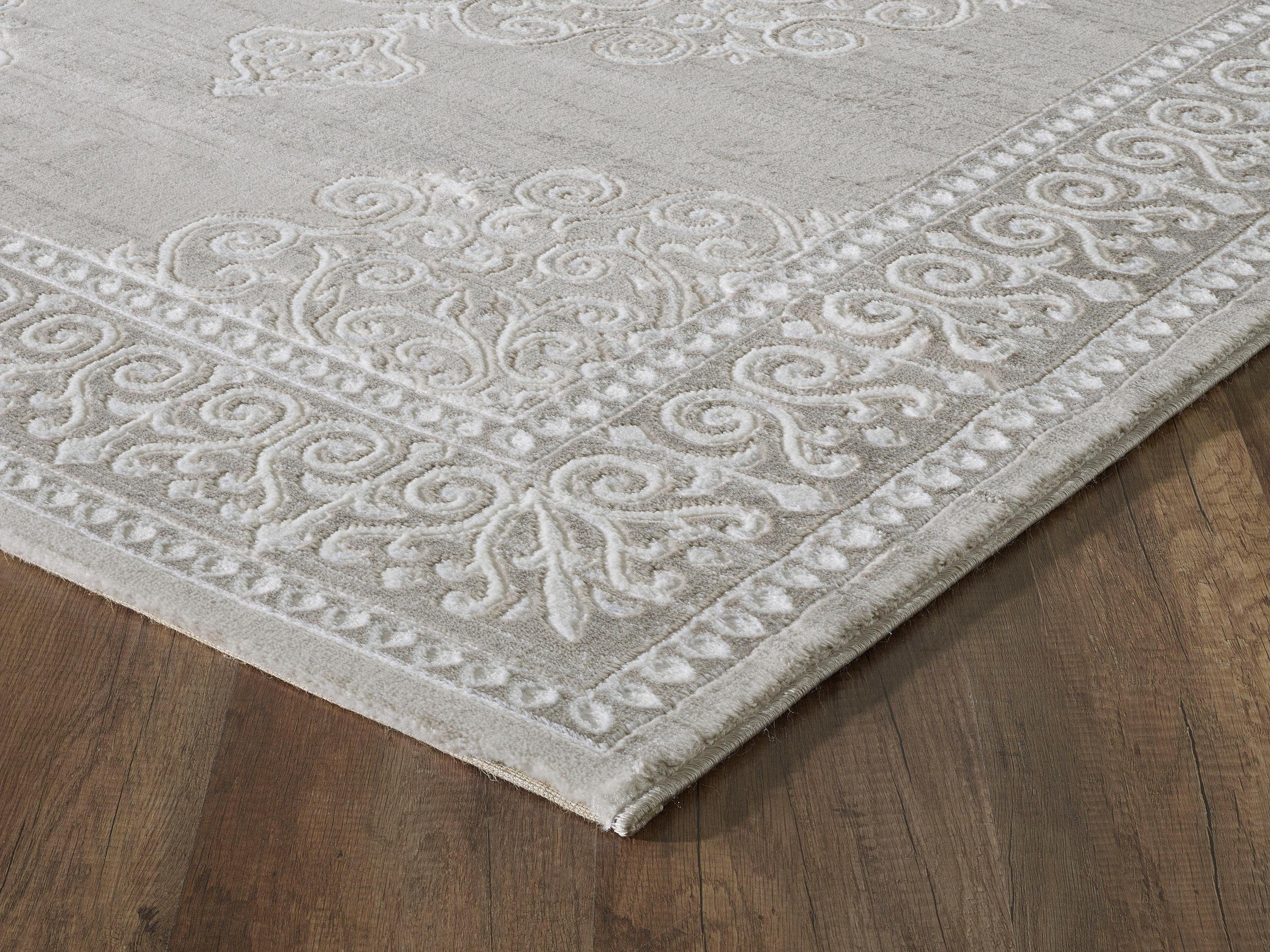 Teppich Harmony 3204, Sanat, rechteckig, Höhe: 12 mm, Wohnzimmer, Kurzflor, moderne Orient Optik, Schlafzimmer