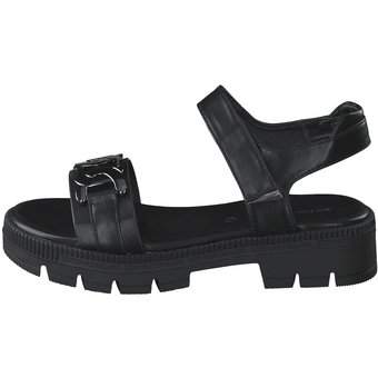 Tom Tailor Sandale in schwarz