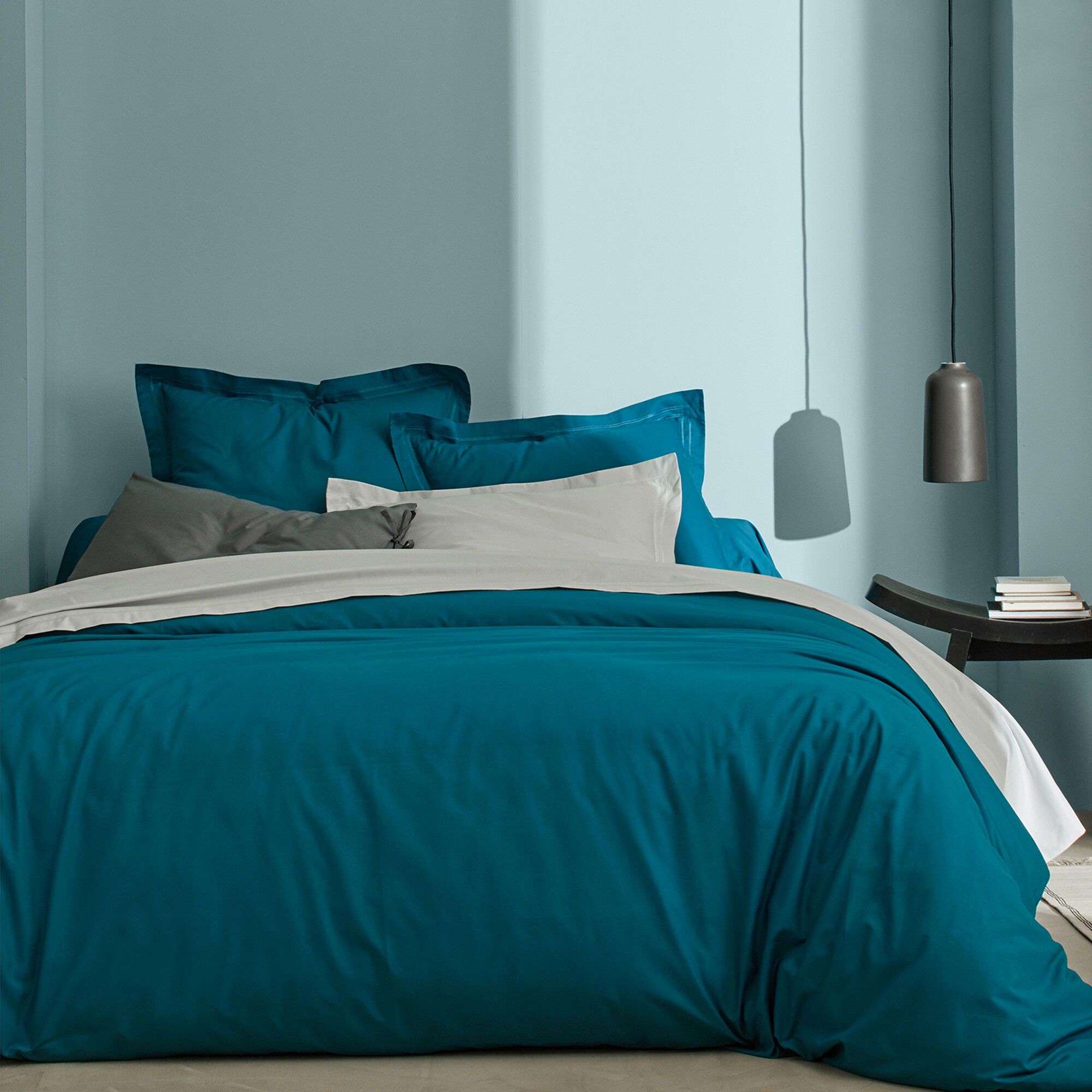 Linge de lit uni percale