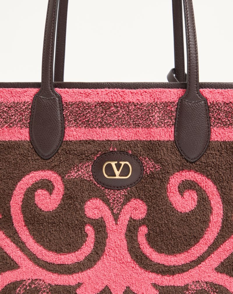 Valentino Garavani middelgrote boodschappentas van badstof.