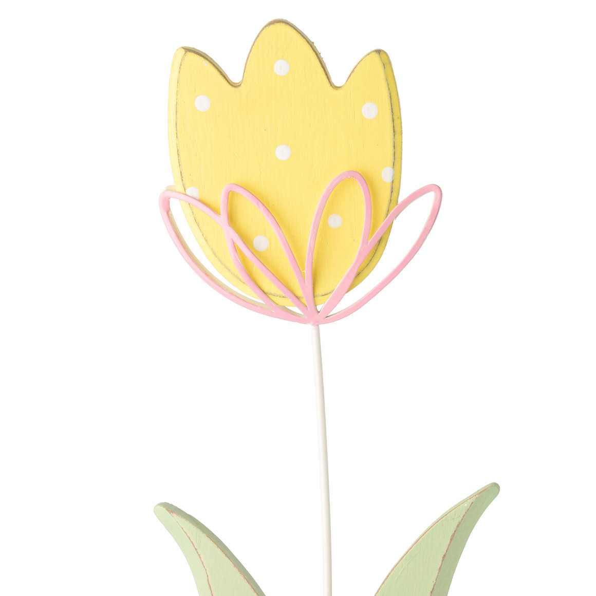 Deko-Aufsteller Tulpe aus Holz