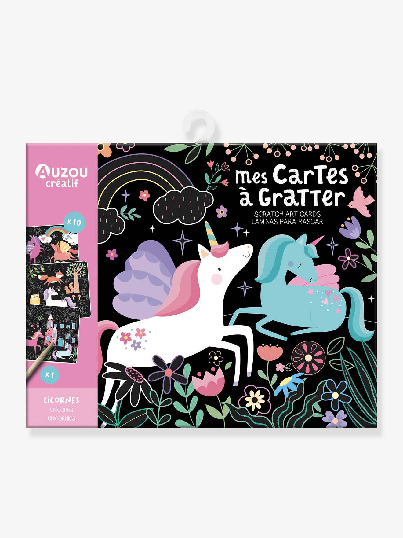 Mes cartes à gratter Licornes