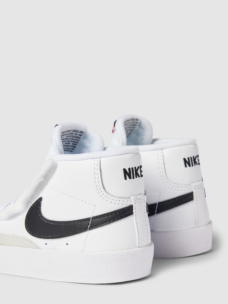 High-Top-Sneaker mit Label-Details Modell 'BLAZER' in weiß