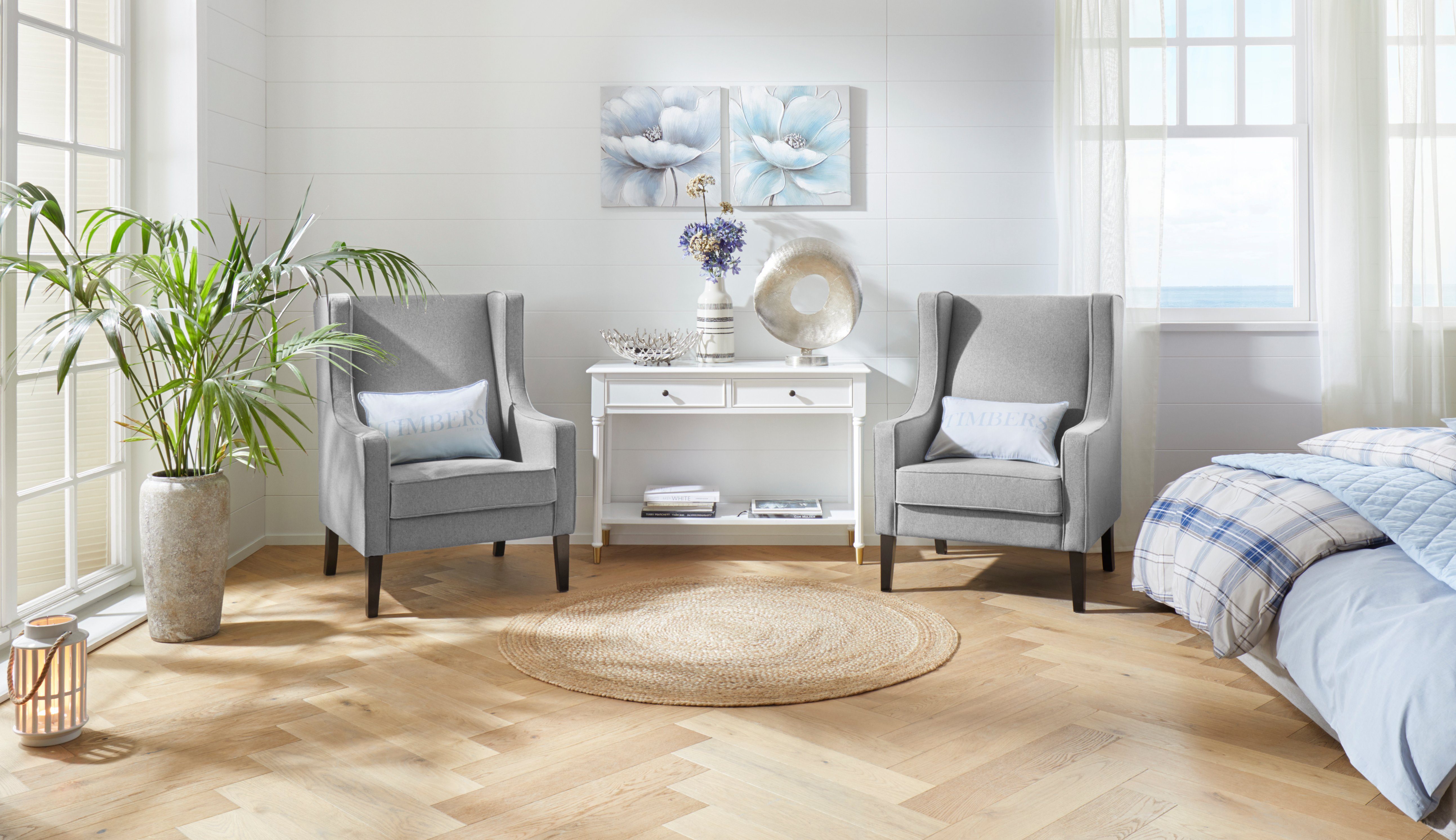 Timbers Leinwandbild Wainscott, (Set, 2 St)