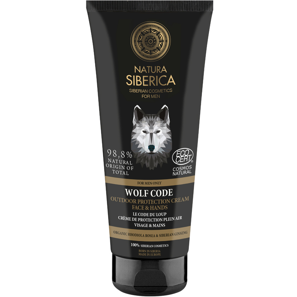 Natura Sibérica Le Code du Loup Crème Visage et Mains Protection Plein Air