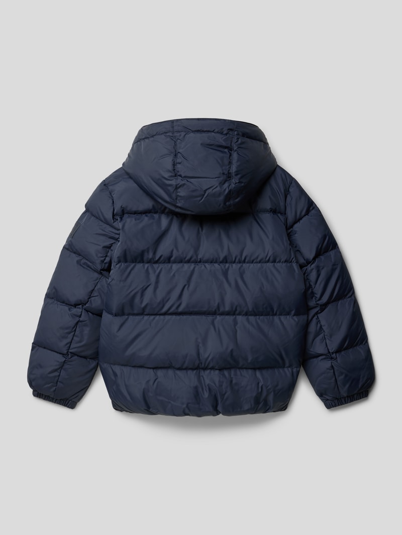 Steppjacke mit Label-Stitching Modell 'ESSENTIAL' in marineblau