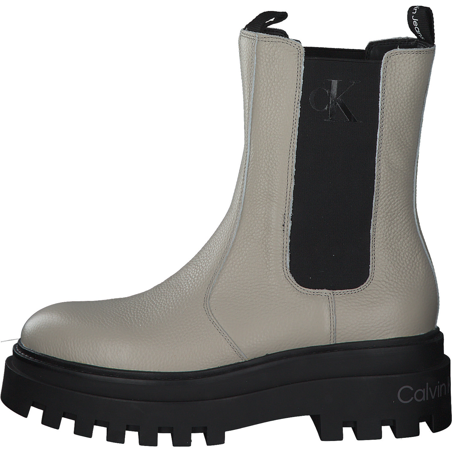 Calvin Klein YW0YW00743, Chelsea Boots, Damen, Beige