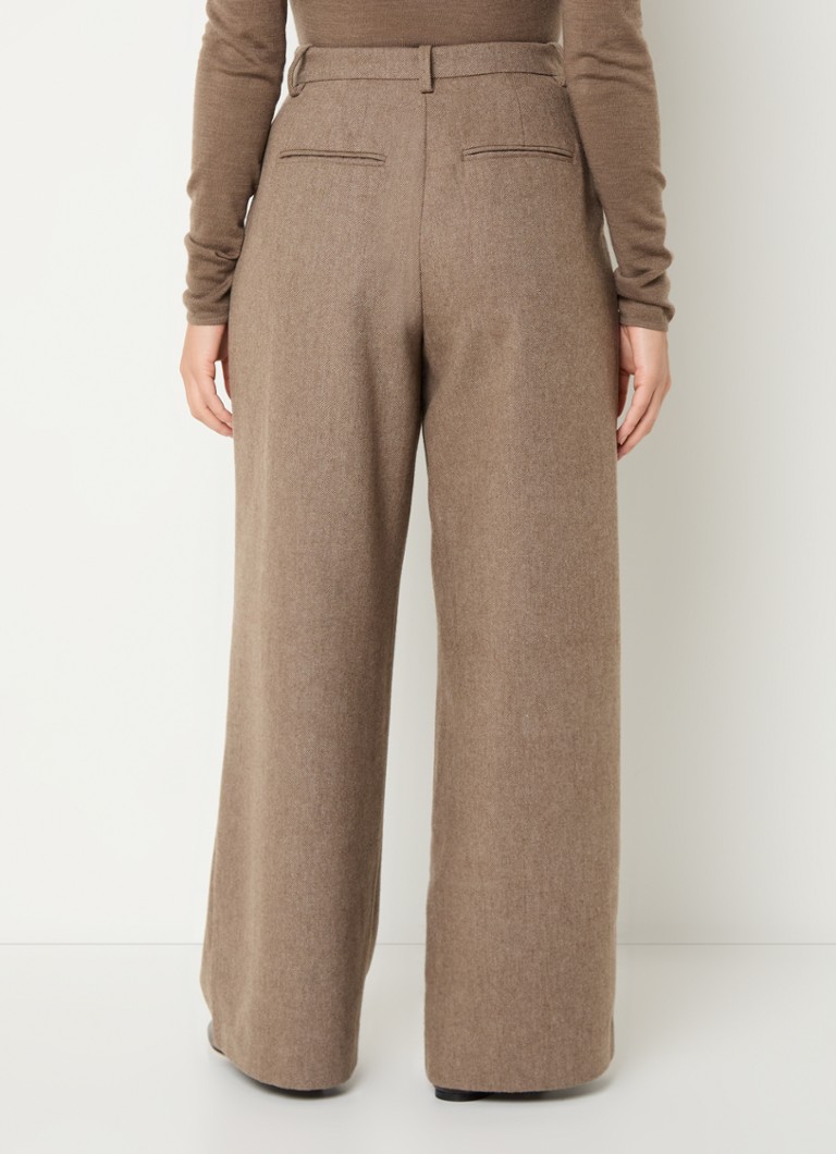Pantalon MSCH Copenhagen taille haute coupe large avec poches latérales