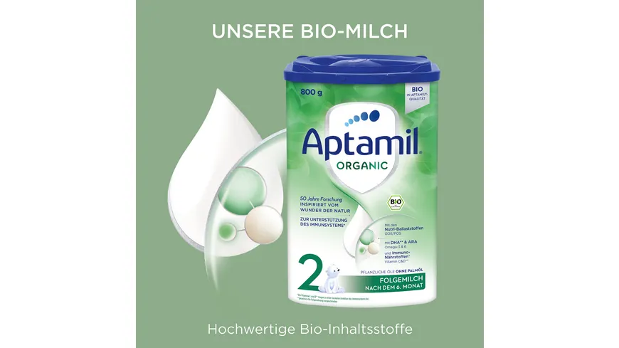 Aptamil Organic 2 Folgemilch 800 g