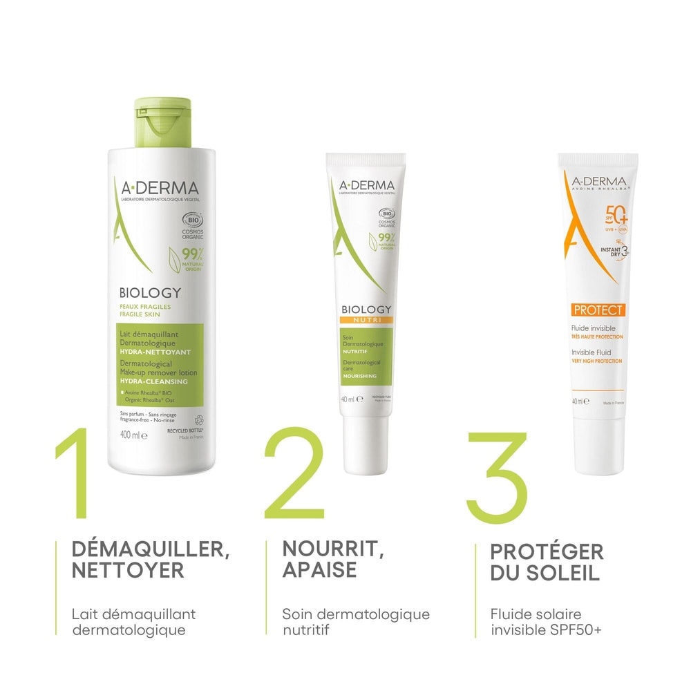 A-Derma Biology - Soin dermatologique nutritif B IO Soin visage