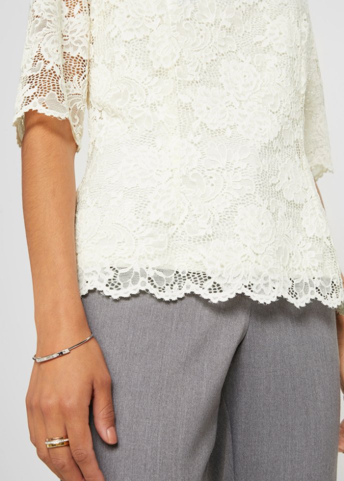 Blusenshirt aus Spitze