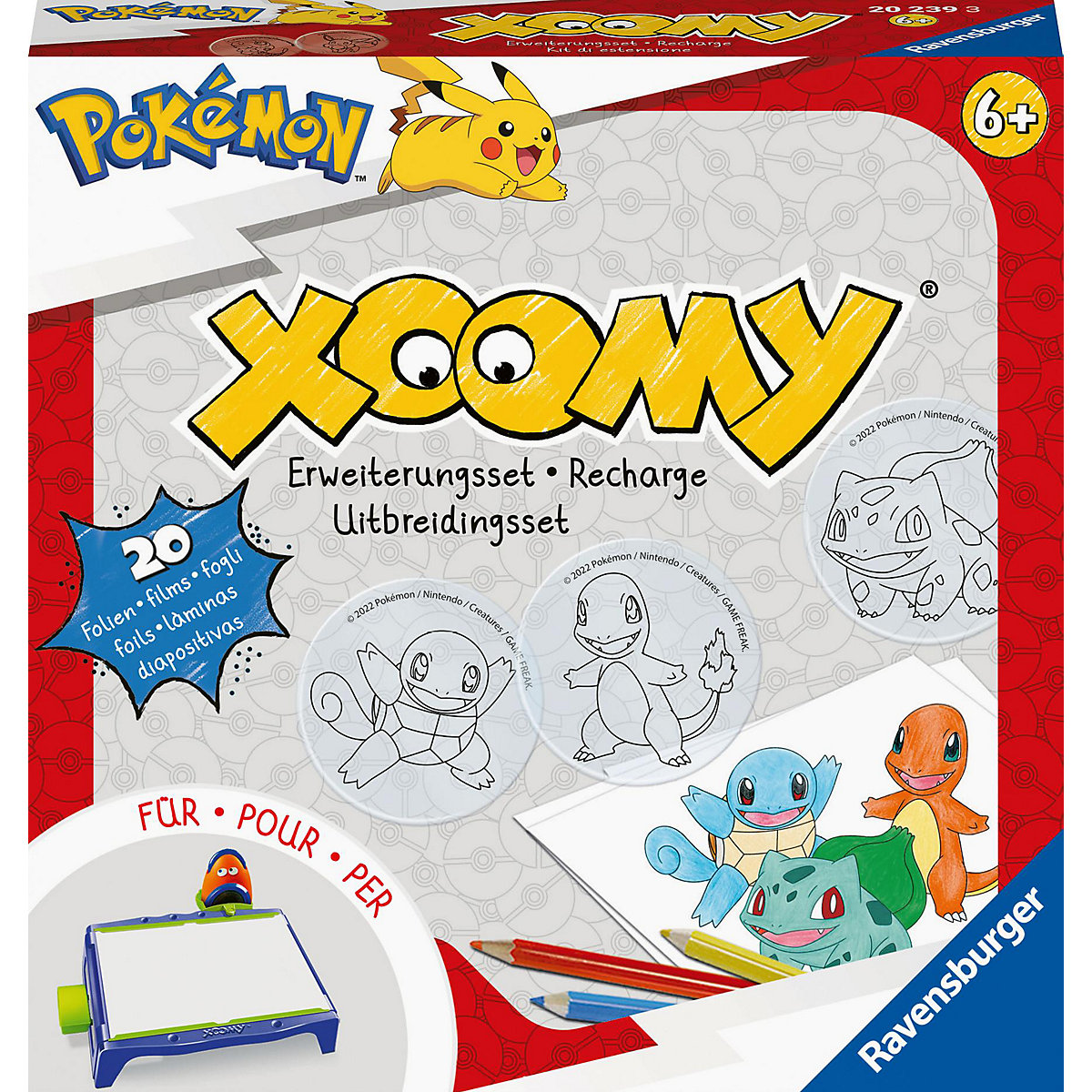 Ravensburger Xoomy Erweiterungsset Pokémon 20239