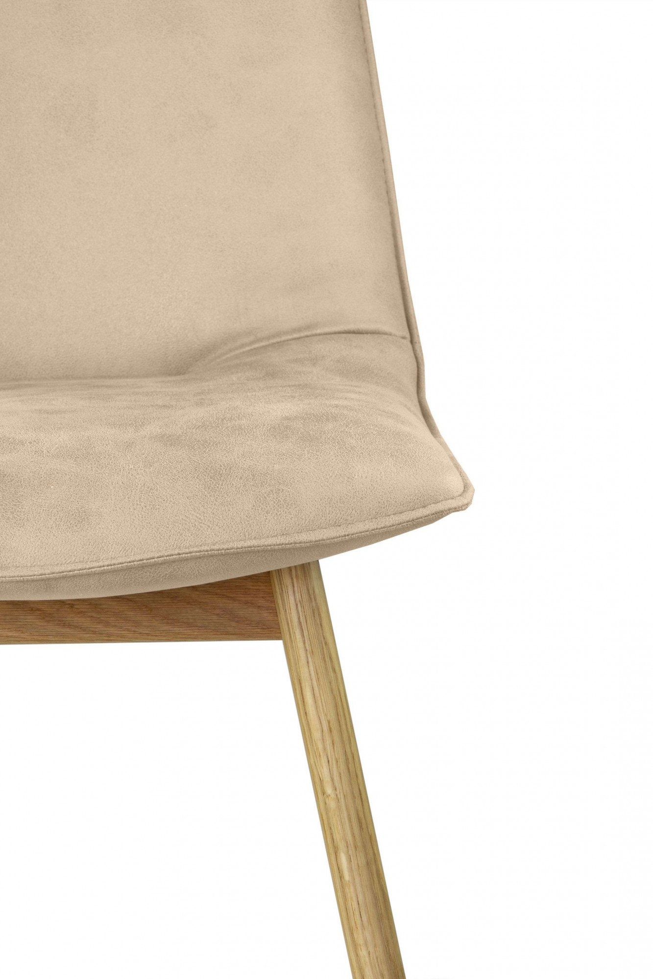 andas 4-Fußstuhl Ramon (Set, 2 St), mit Massivholzbeinen