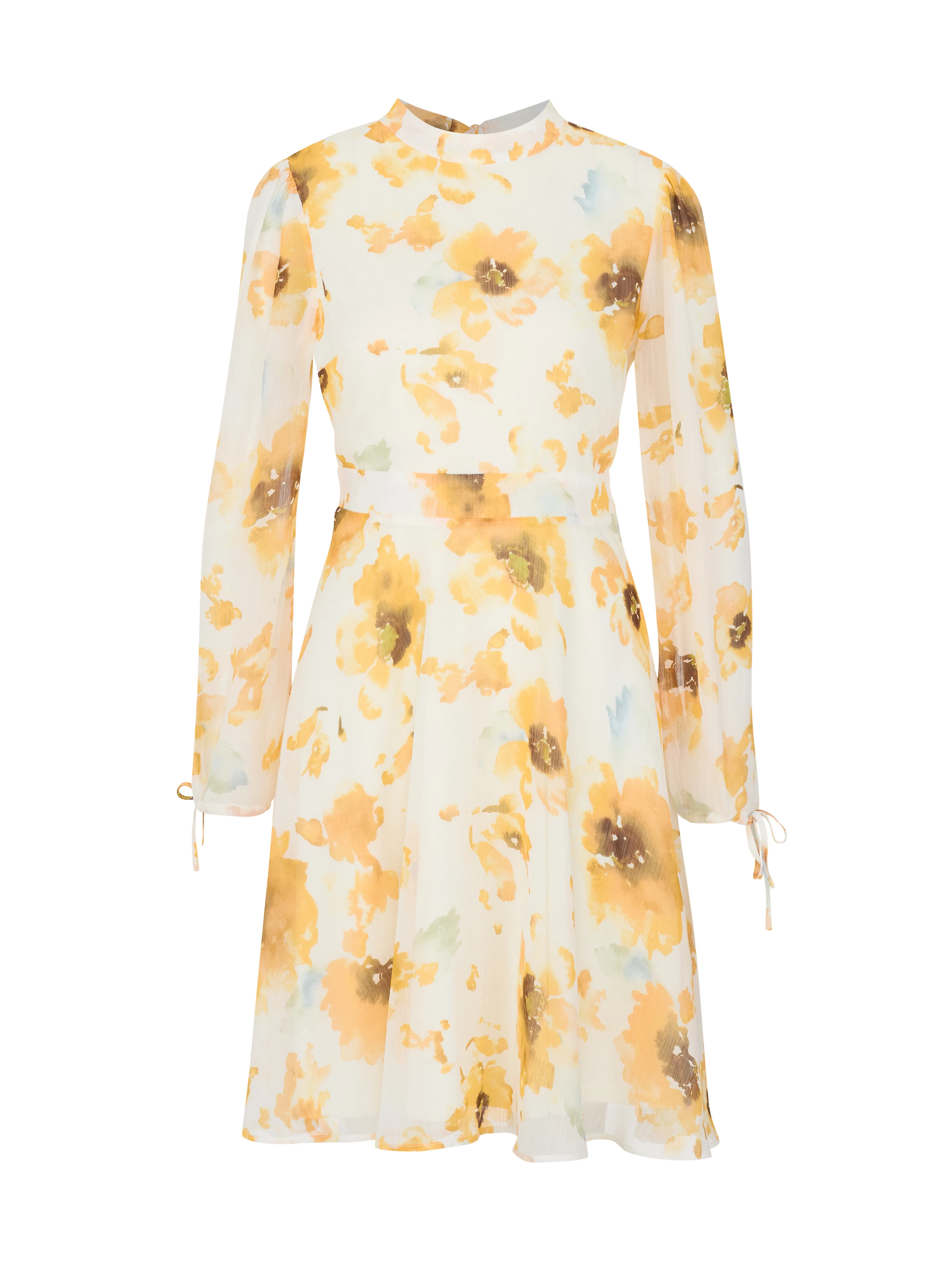 Weißes Damen-Blumenkleid ORSAY