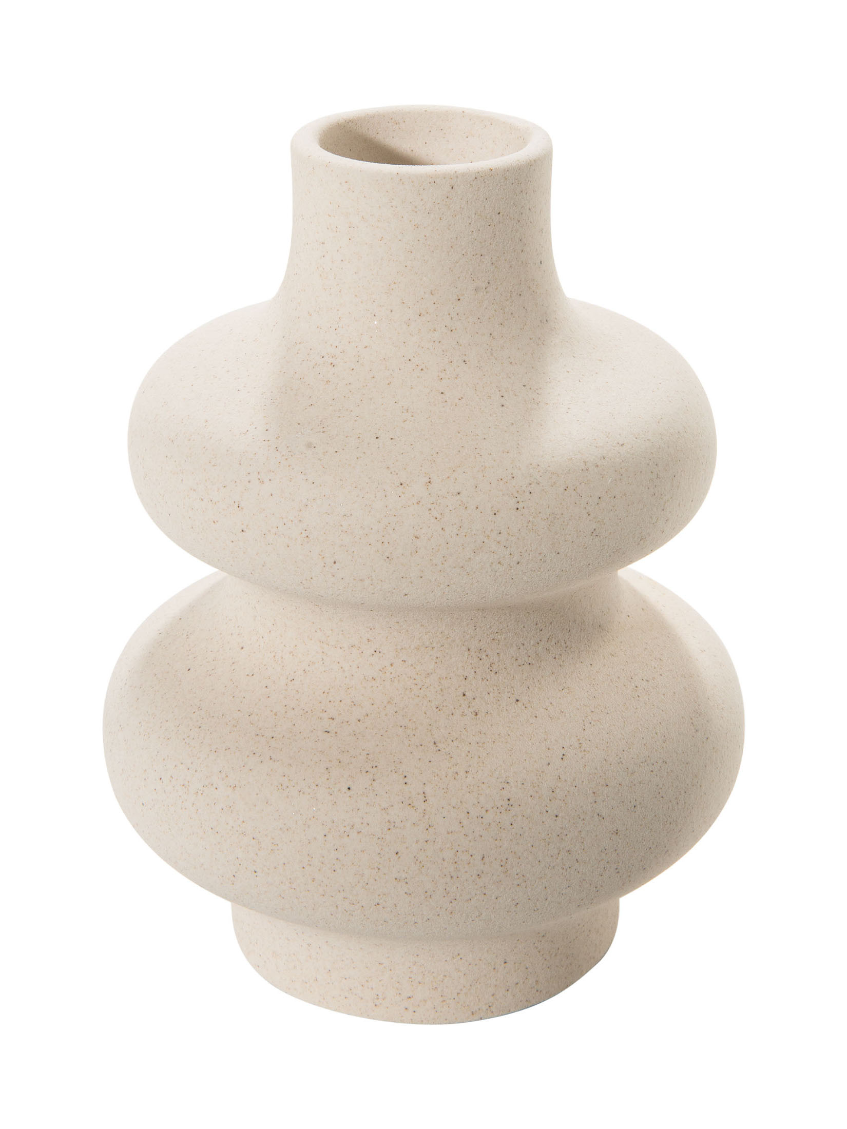 Wurly Vase, Mattweiss