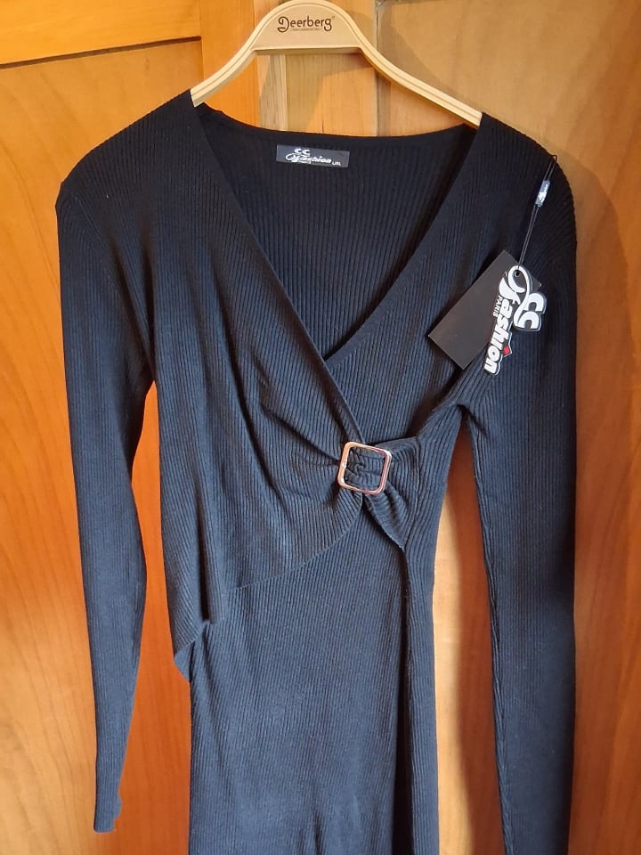 Soft Cashmere Neu ⭐ mit Etikett schwarzes Kleid* super weich  günstig kaufen L