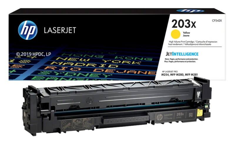 HP 203X Original Tonerkartusche CF542X Gelb