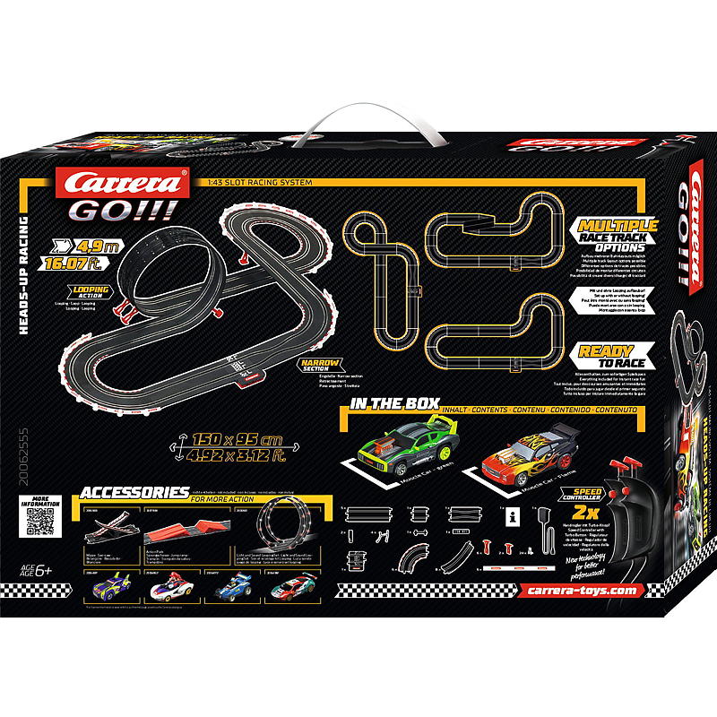 Carrera Bilbane Heads-up racing, Carrera