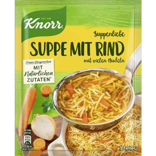 Knorr Suppenliebe Suppe mit Rind 76G