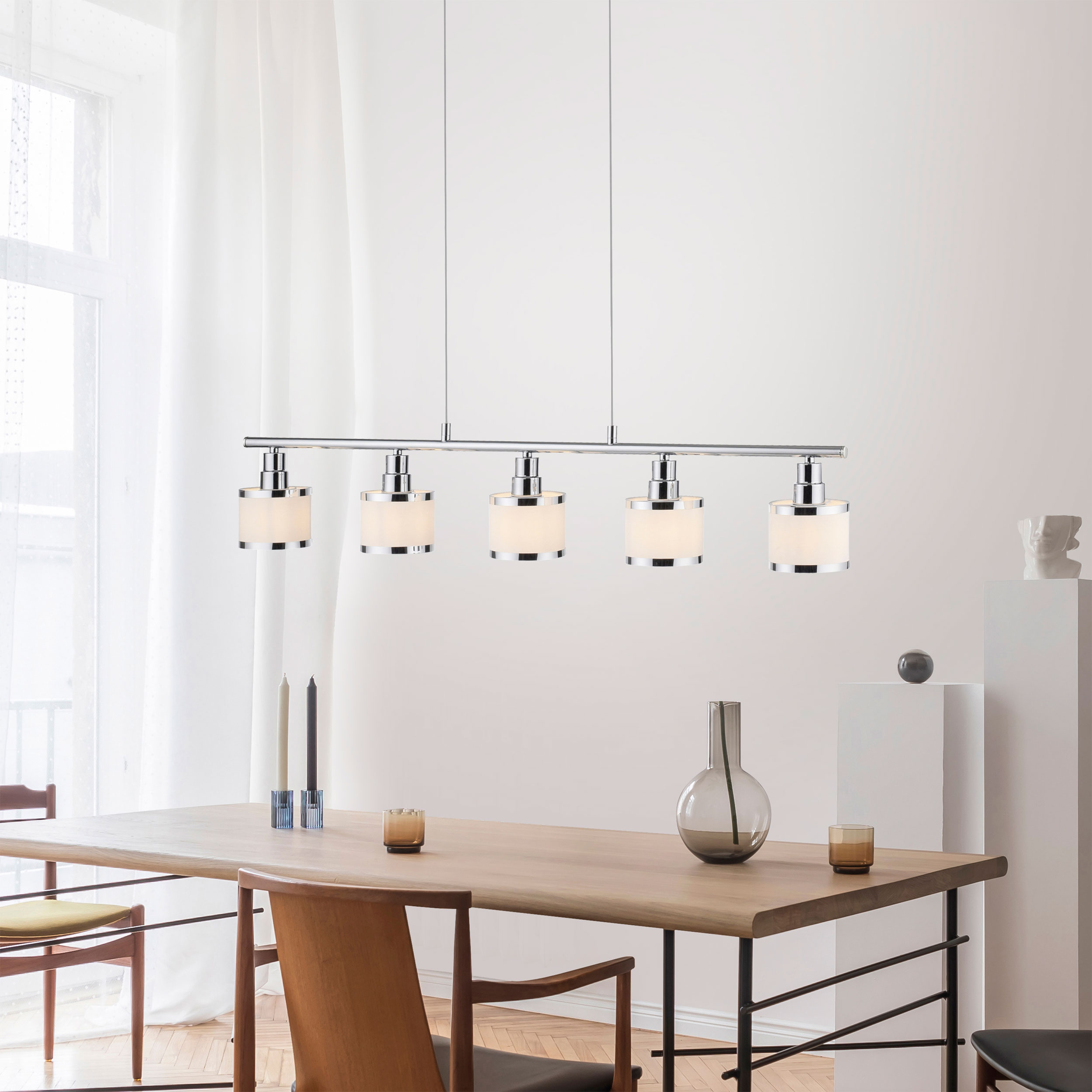 JUST LIGHT.Pendelleuchte 5flg