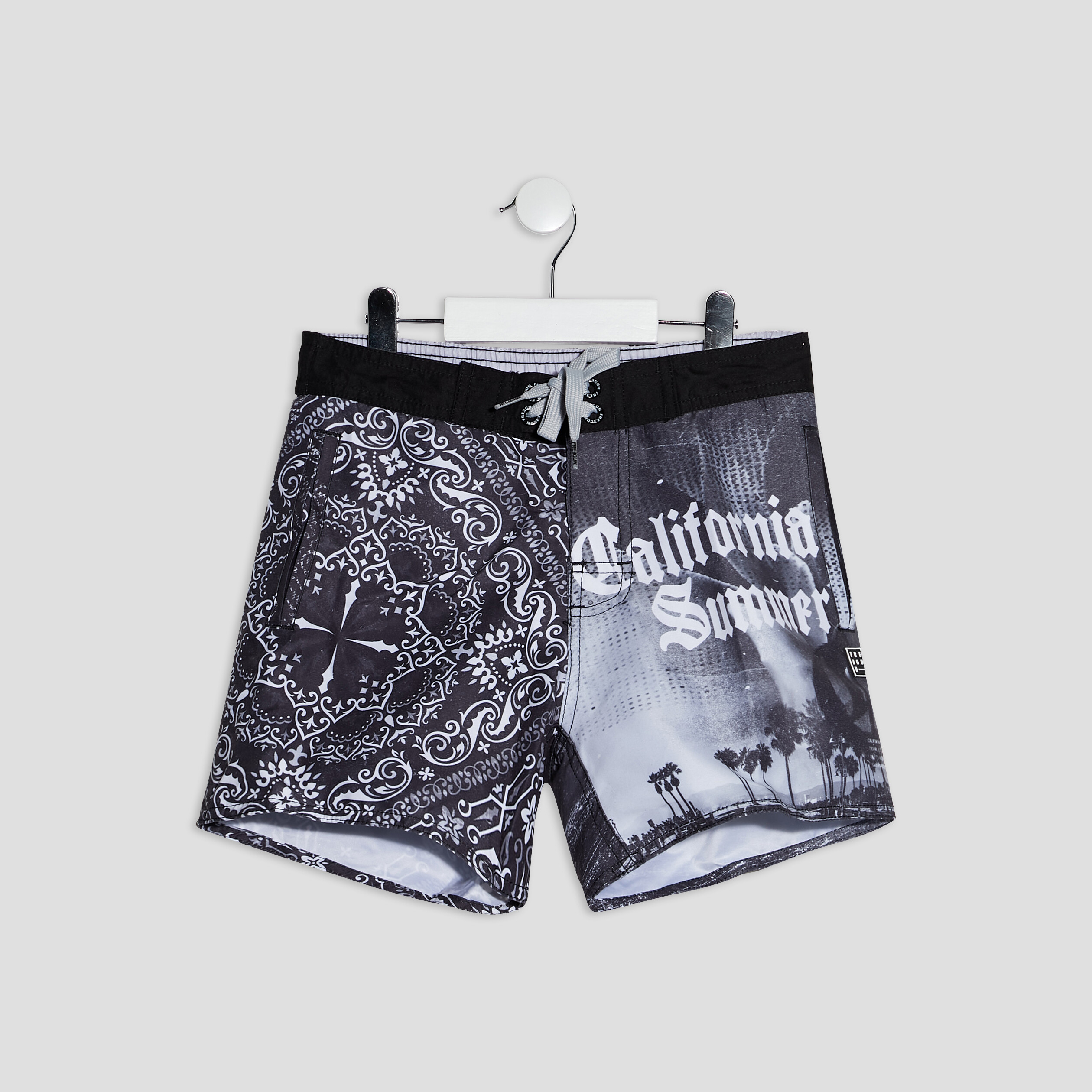 Short de bain noir garçon | La Halle