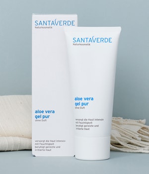 SANTAVERDE classic body aloe vera gel pur ohne Duft Körpergel-100 ml