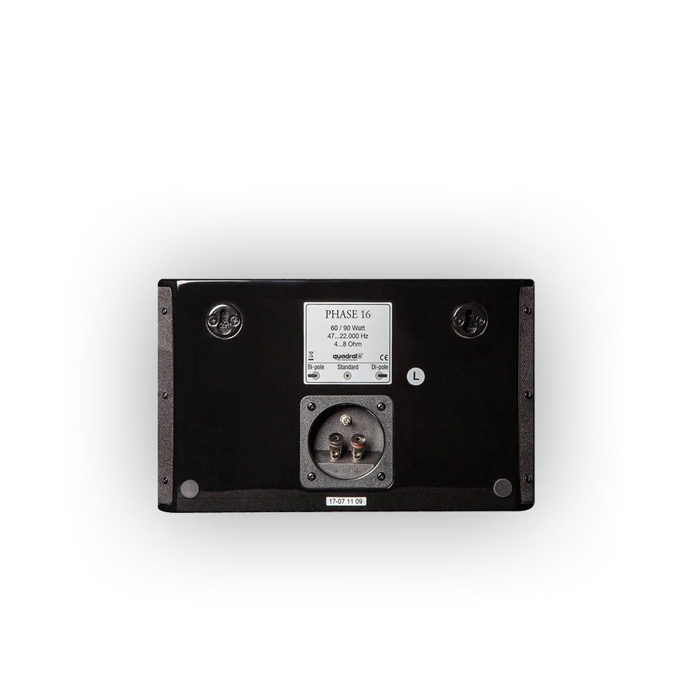 quadral quadral PHASE 16 Dipol-Lautsprecher (Paarpreis) schwarz Surround-Lautsprecher