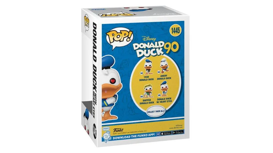 Funko - POP! - Donald Duck: 90th Anniversary - Donald Duck (Heart Eyes) Vinyl