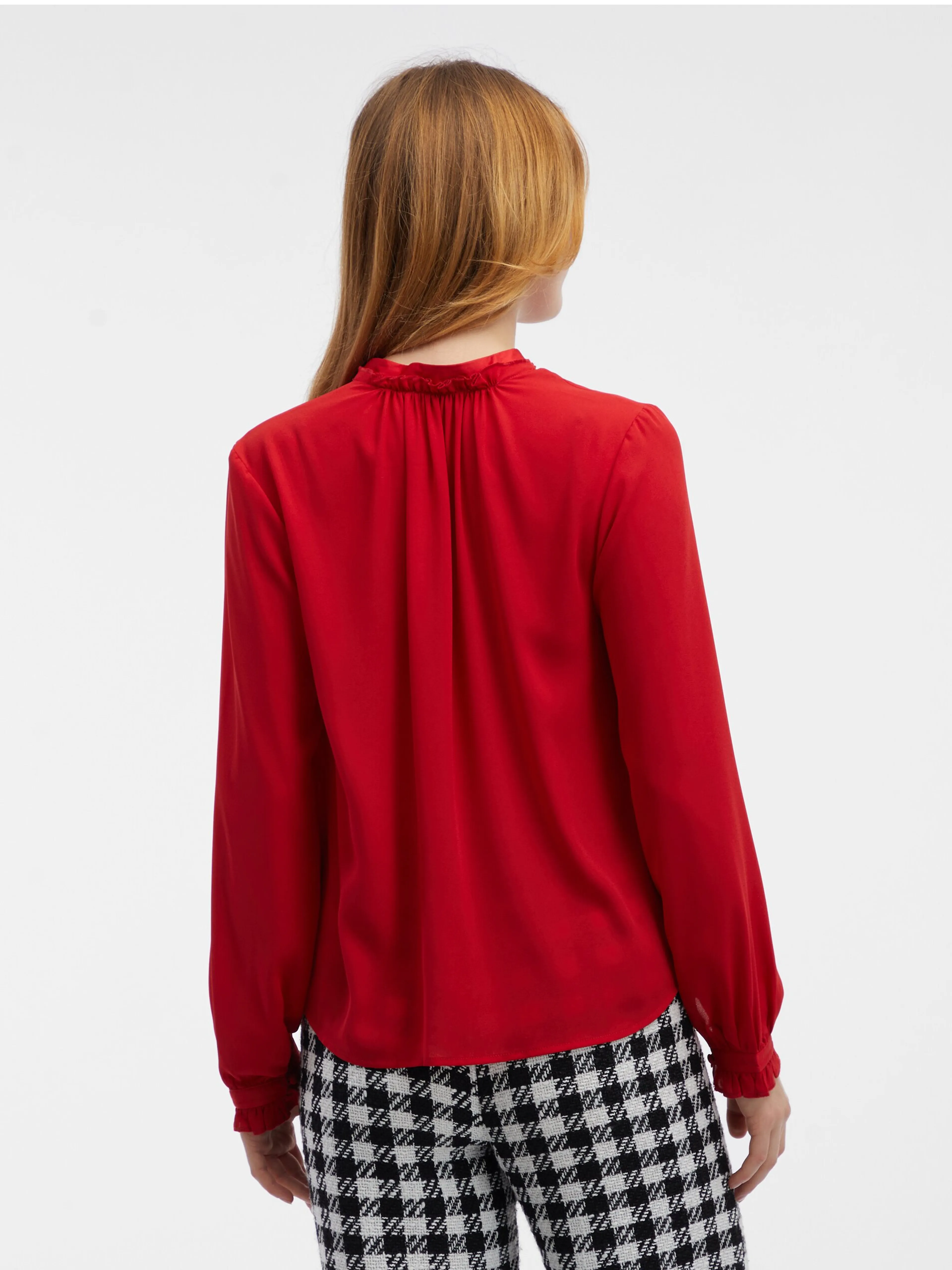 Rote Damenbluse ORSAY