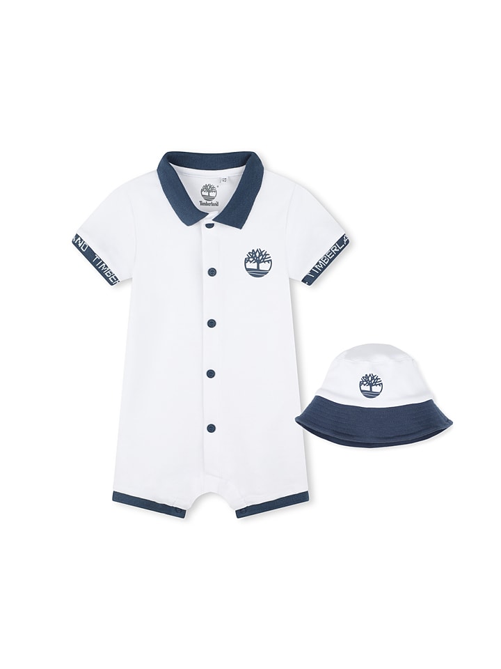 Timberland 2tlg. Outfit in Weiß/ Dunkelblau günstig kaufen