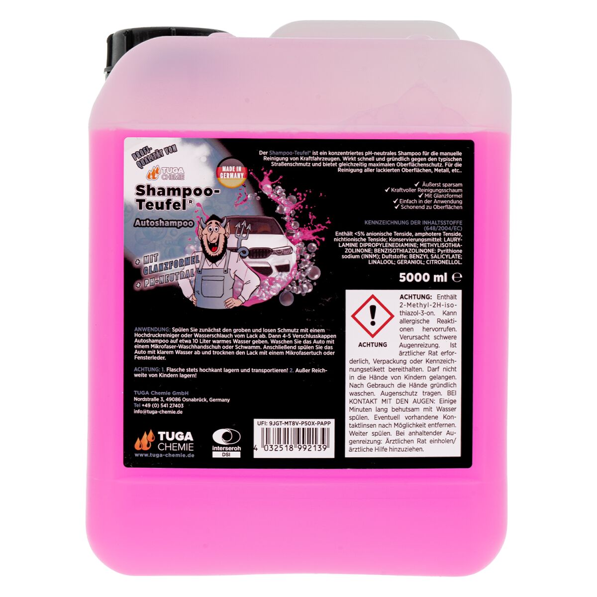 TUGA Chemie Shampoo-Teufel Autoshampoo 5L