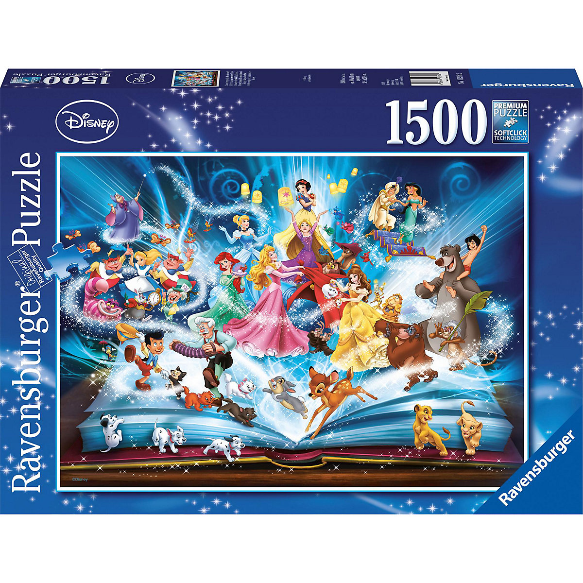 Puzzle 1500 Teile, 80x60 cm,  's magisches Märchenbuch